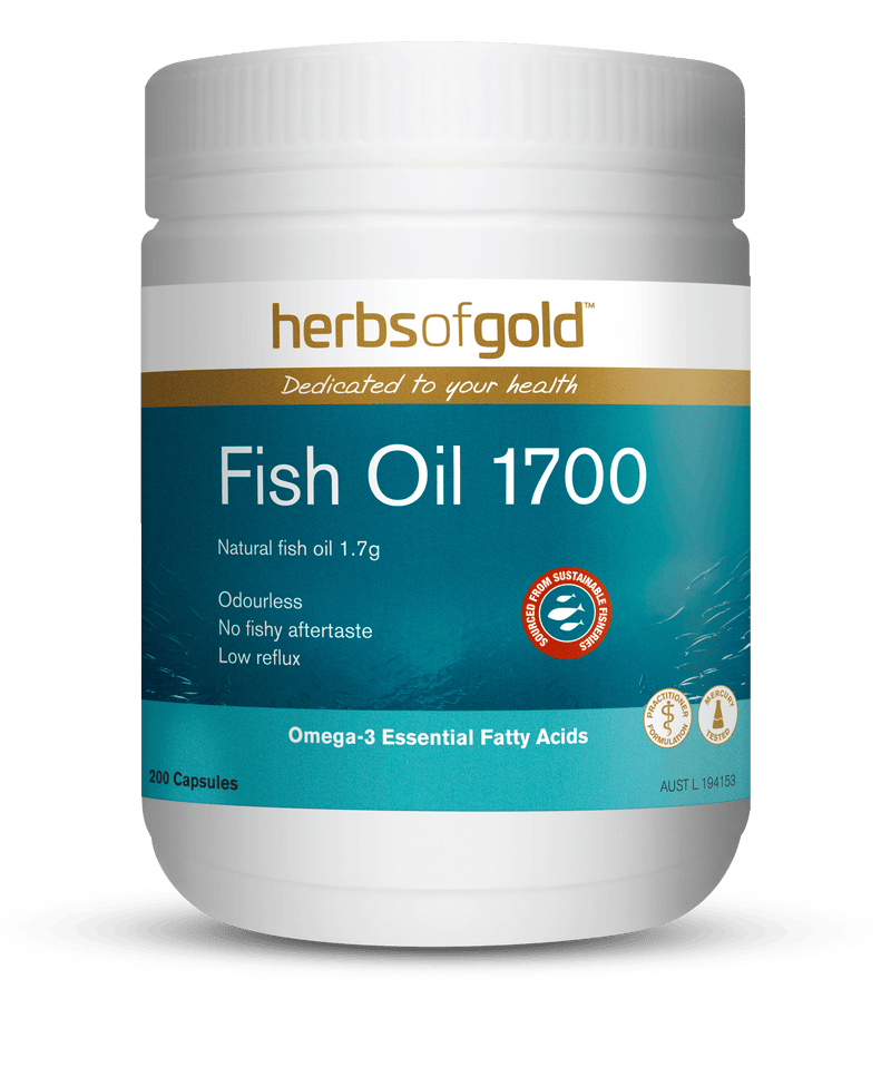 Herbs of Gold Fish Oil 1700 -Odourless Supplement Herbs of Gold Pty Ltd 
