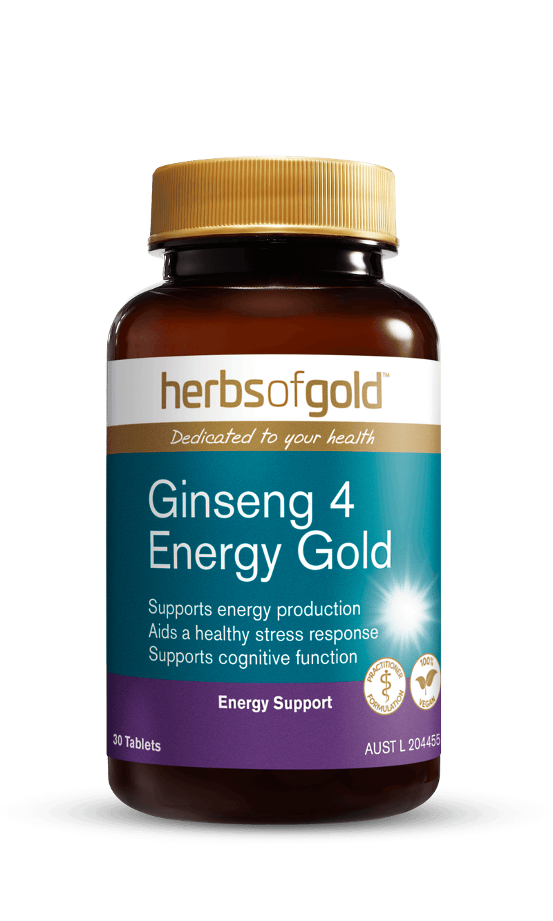 Herbs of Gold Ginseng 4 Energy Gold Supplement Herbs of Gold Pty Ltd 