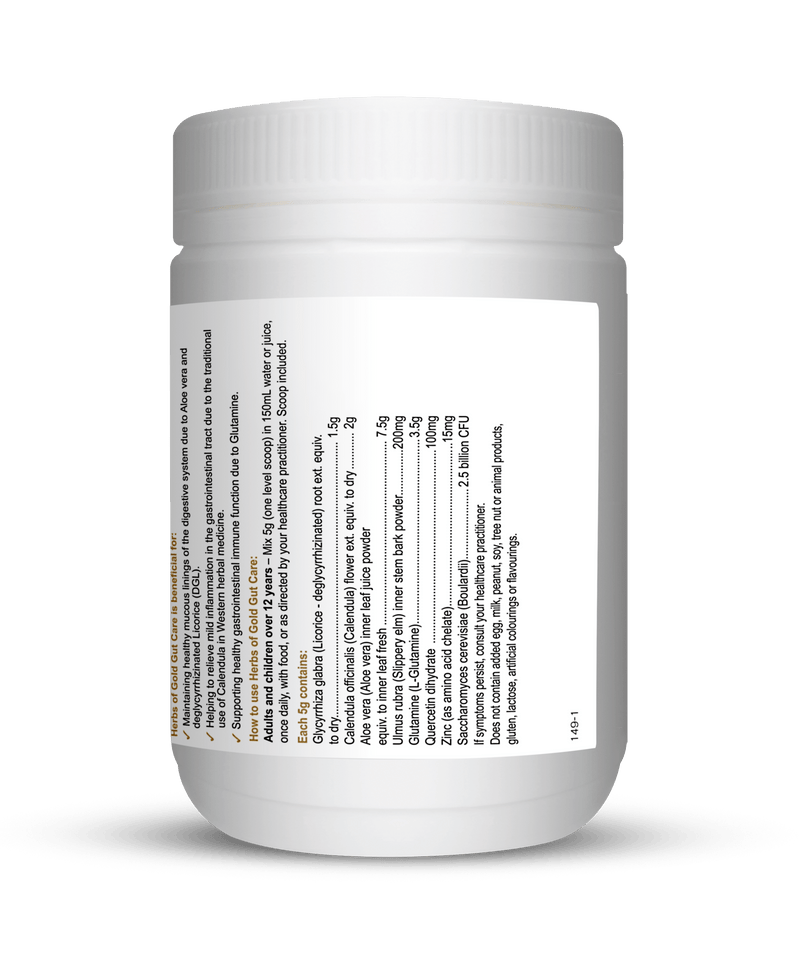 Herbs of Gold Gut Care Supplement Herbs of Gold Pty Ltd 