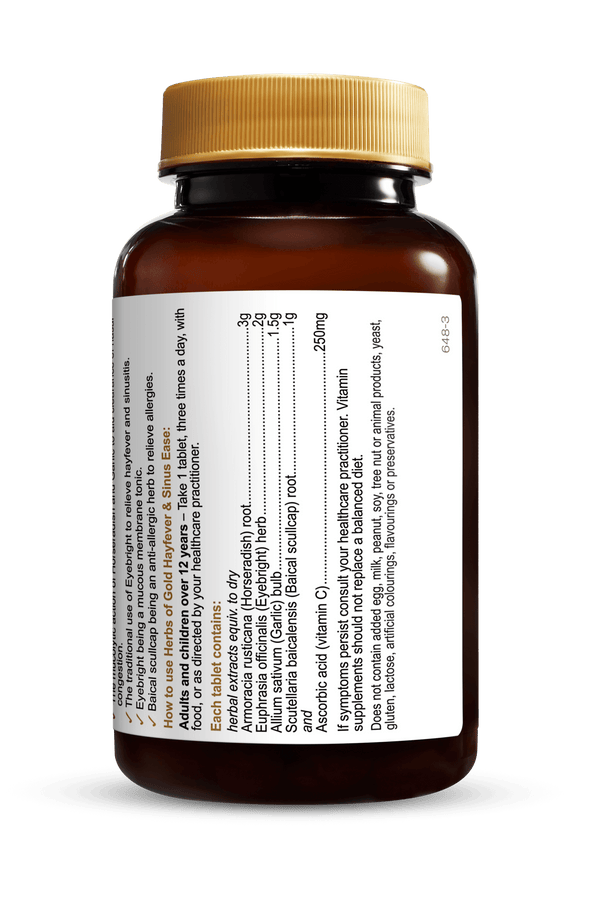 Herbs of Gold Hayfever & Sinus Ease Supplement Herbs of Gold Pty Ltd 