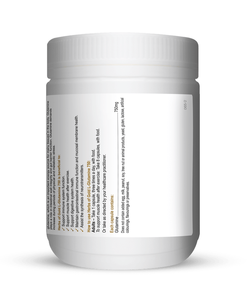 Herbs of Gold L-Glutamine Supplement Herbs of Gold Pty Ltd 