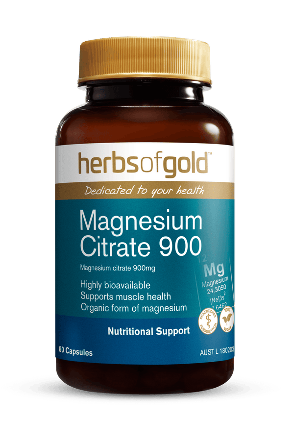 Herbs of Gold Magnesium Citrate 900 Supplement Herbs of Gold Pty Ltd 