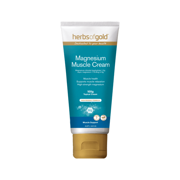 Herbs of Gold Magnesium Muscle Cream Supplement Herbs of Gold Pty Ltd 