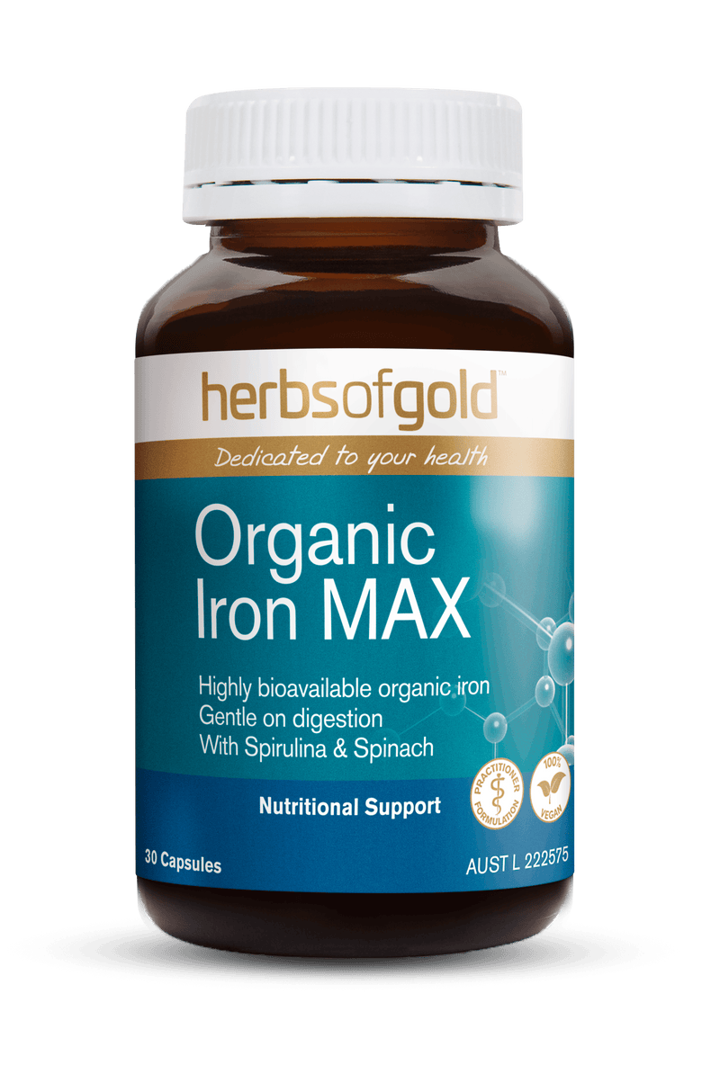 Herbs of Gold Organic Iron Max Supplement Herbs of Gold Pty Ltd 