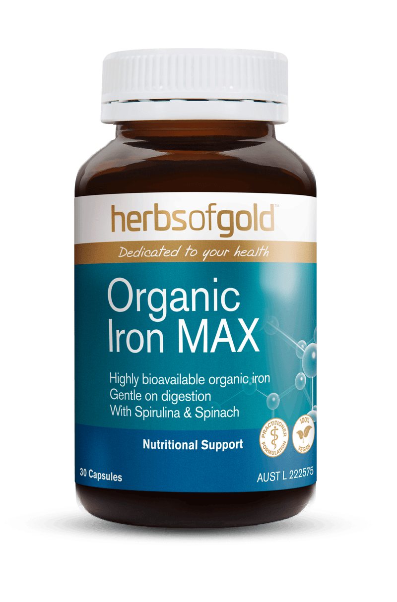 Herbs of Gold Organic Iron Max Supplement Herbs of Gold Pty Ltd 