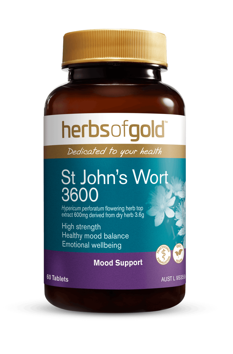 Herbs of Gold St John's Wort 3600 Supplement Herbs of Gold Pty Ltd 