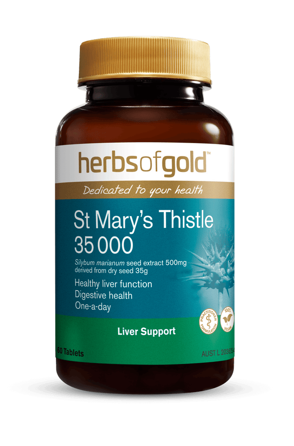 Herbs of Gold St Mary's Thistle 35000 Supplement Herbs of Gold Pty Ltd 