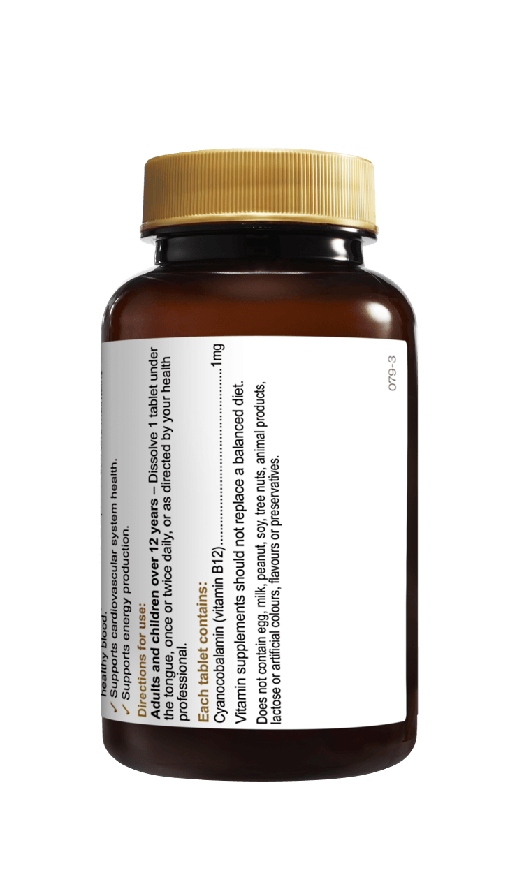 Herbs of Gold Sublingual B12 Supplement Herbs of Gold Pty Ltd 