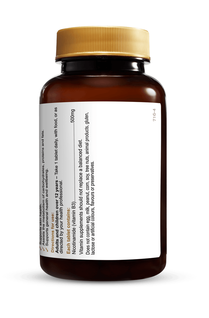 Herbs of Gold Vitamin B3 500mg Supplement Herbs of Gold Pty Ltd 