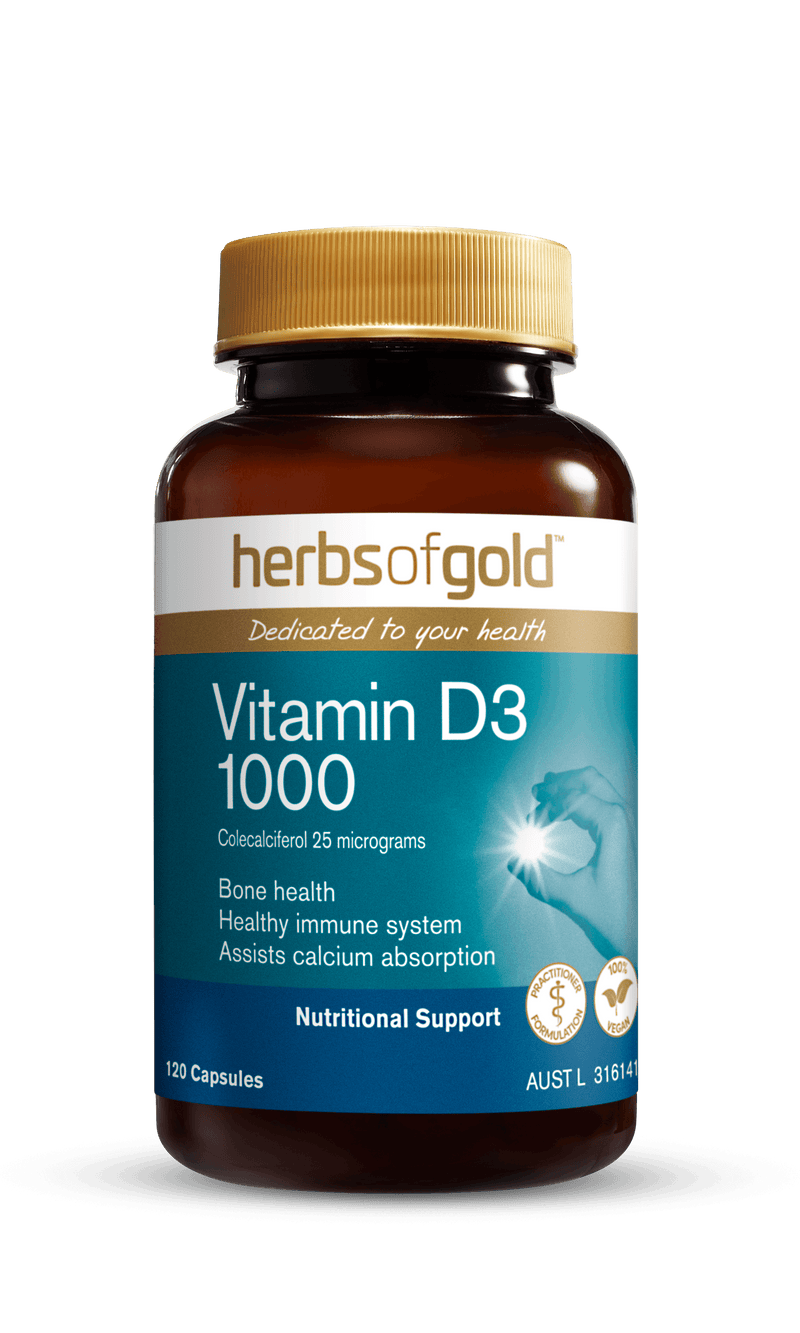 Herbs of Gold Vitamin D3 1000 Supplement Herbs of Gold Pty Ltd 