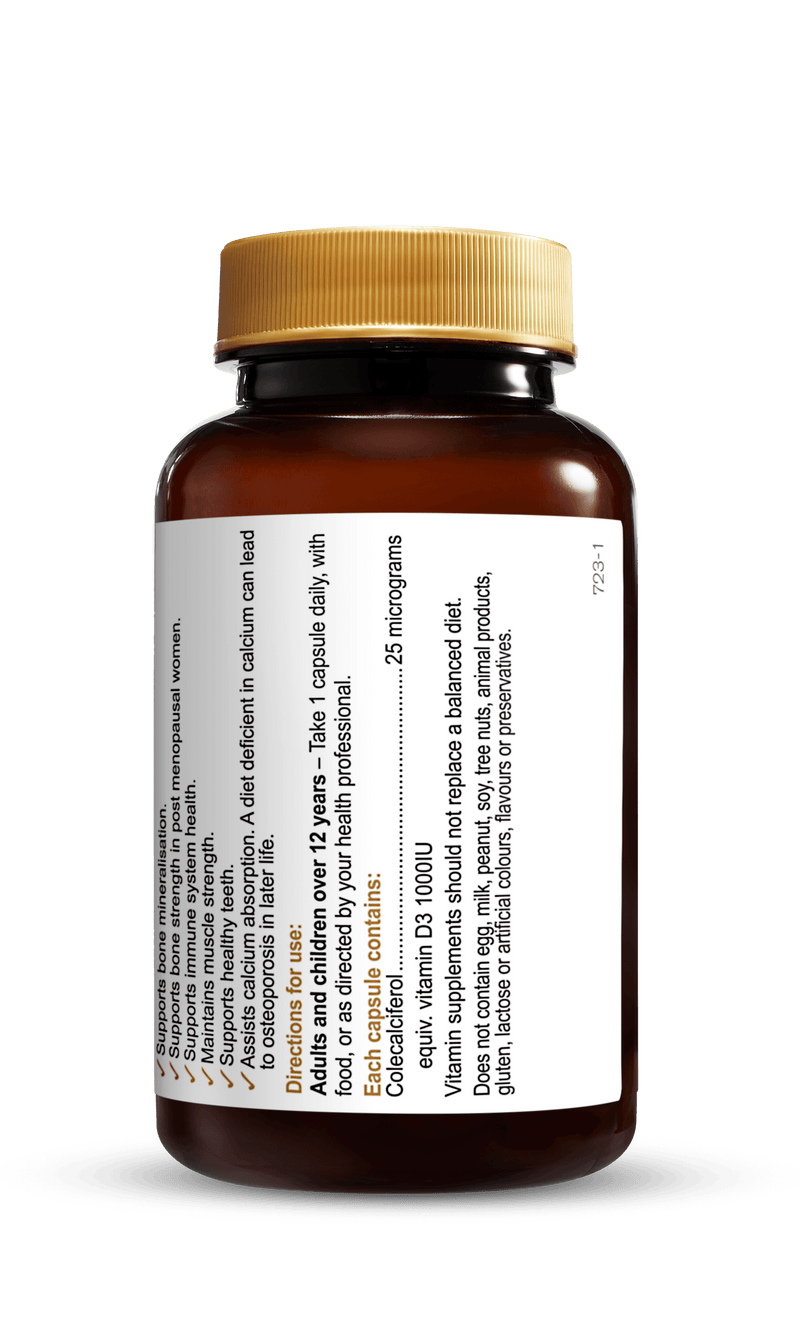 Herbs of Gold Vitamin D3 1000 Supplement Herbs of Gold Pty Ltd 