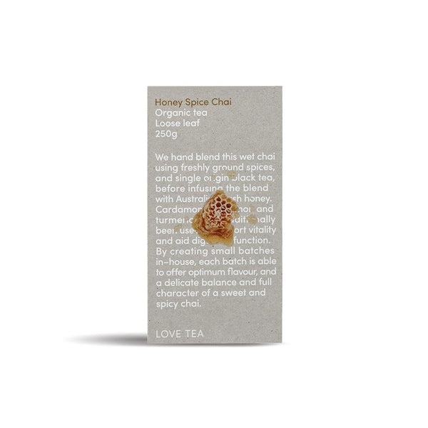 Honey Spice Chai Beverages Love Tea 