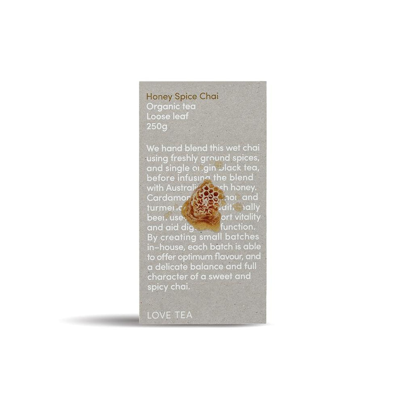 Honey Spice Chai Beverages Love Tea 