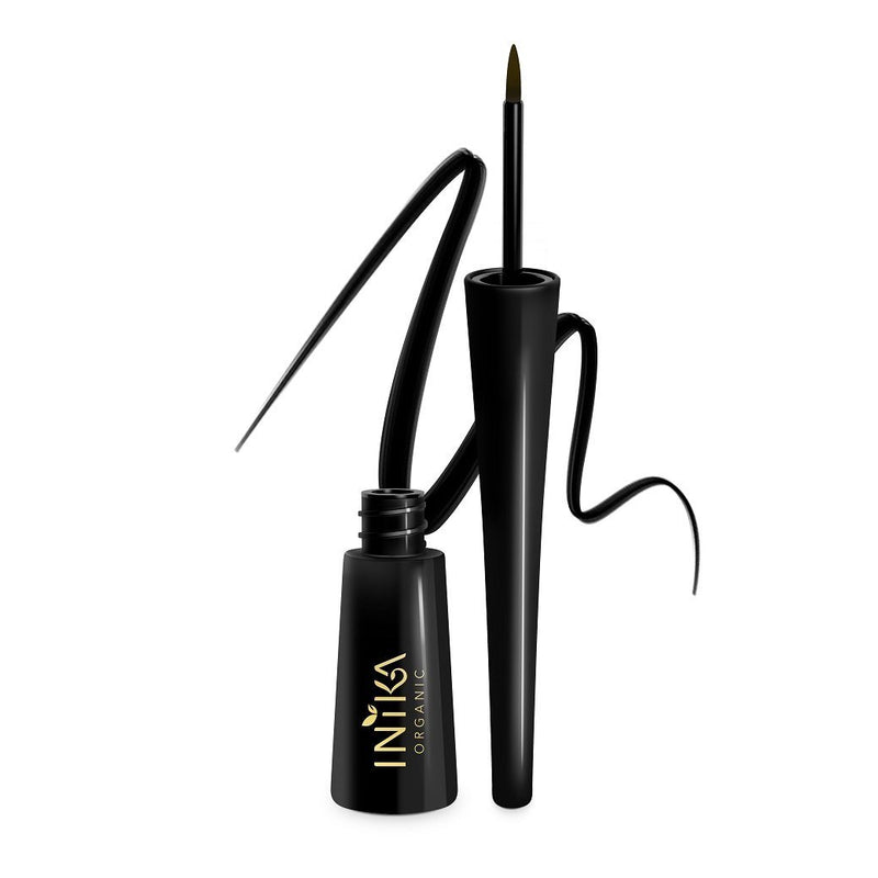 Inika Certified Organic Liquid Eyeliner Natural Makeup Total Beauty Network Black 