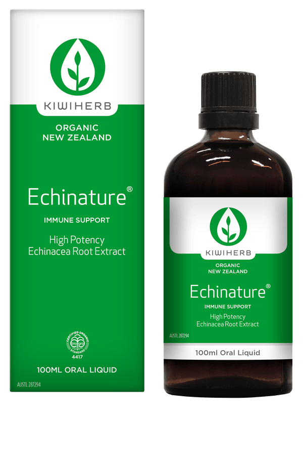 KiwiHerb Echinature Supplement Oborne Health Supplies 