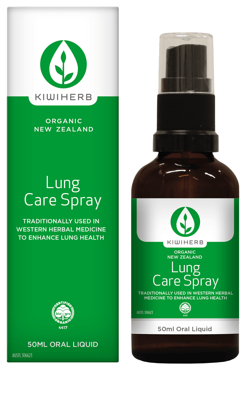 KiwiHerb Lung Care Spray Supplement Oborne Health Supplies 
