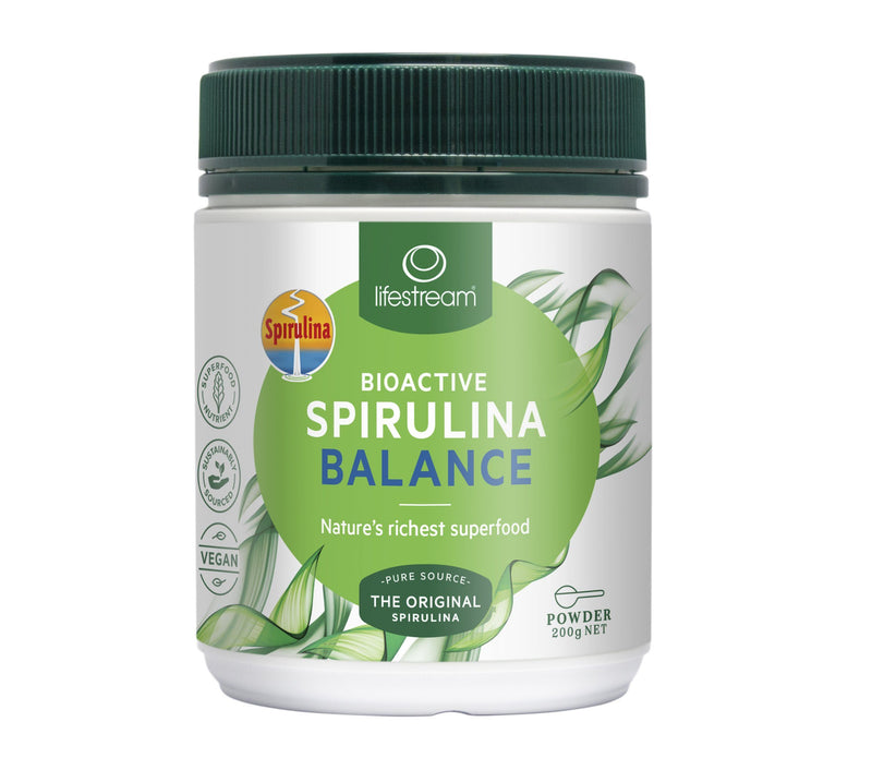Lifestream Bioactive Spirulina Balance Powder Supplement Integria Health Care 