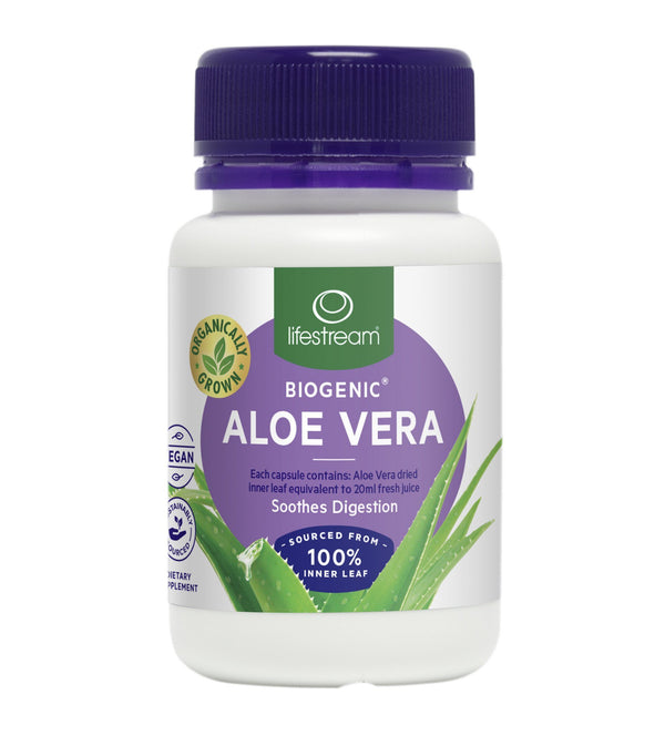 Lifestream Biogenic® Aloe Vera Capsules Supplement Integria Health Care 60 caps 