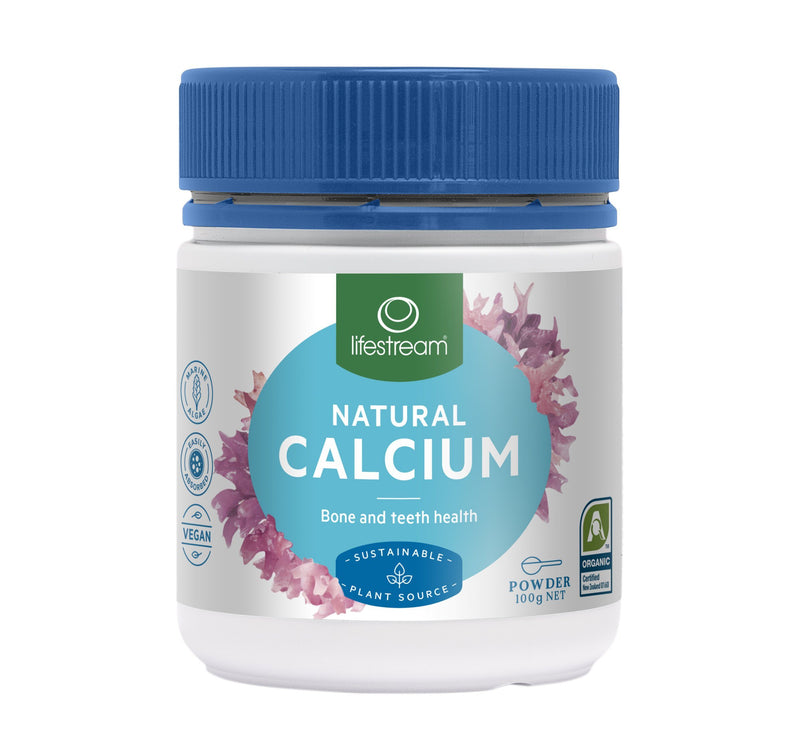 Lifestream Natural Calcium Powder Supplement Oborne Health Supplies 100g 