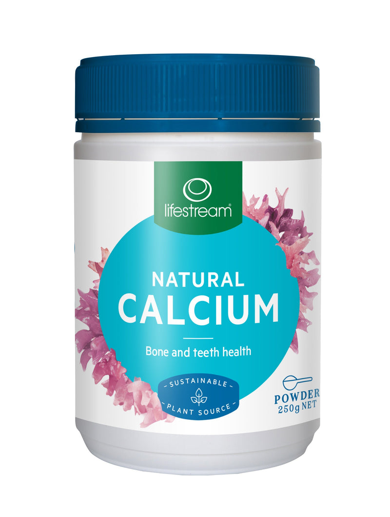 Lifestream Natural Calcium Powder Supplement Oborne Health Supplies 250g 