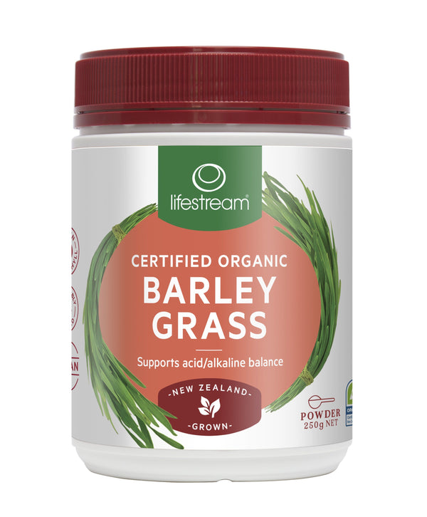 Lifestream Organic Barley Grass Powder Supplement Oborne Health Supplies 250g 