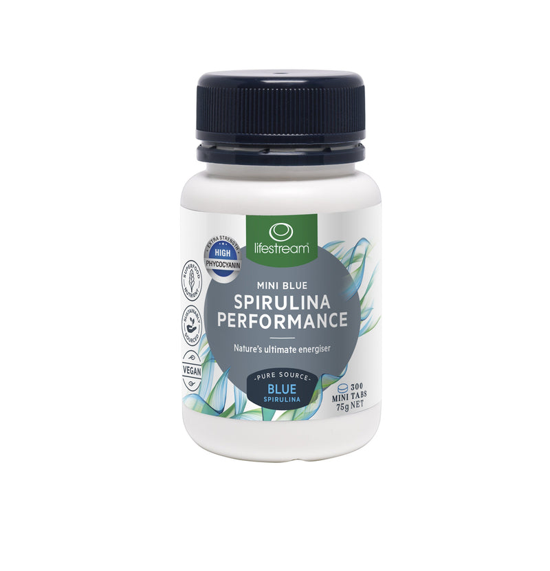 Lifestream Spirulina Blue Performance 300 Mini Tabs Supplement Integria Health Care 