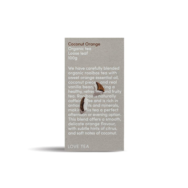 Love Tea Coconut & Orange Tea Herbal Teas Love Tea 100g 