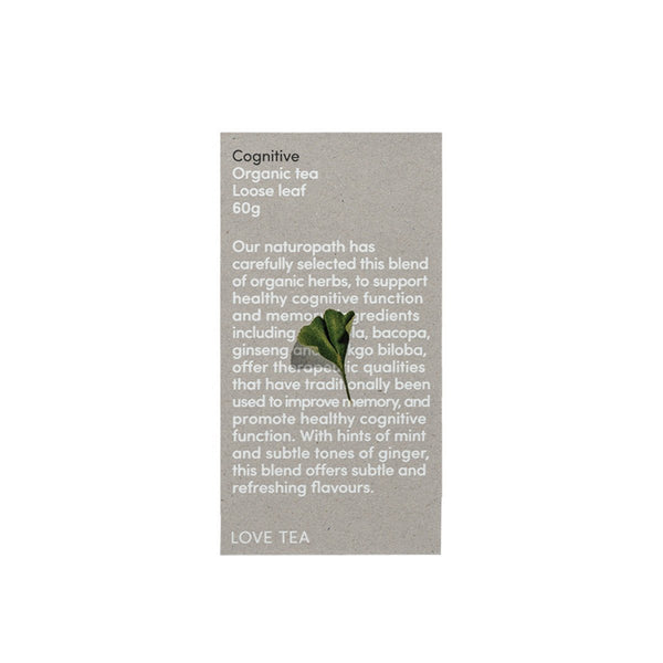 Love Tea Cognitive Tea Herbal Teas Oborne Health Supplies 