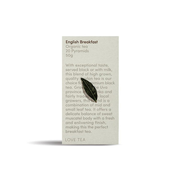Love Tea English Breakfast Tea Herbal Teas Love Tea 20 bags 