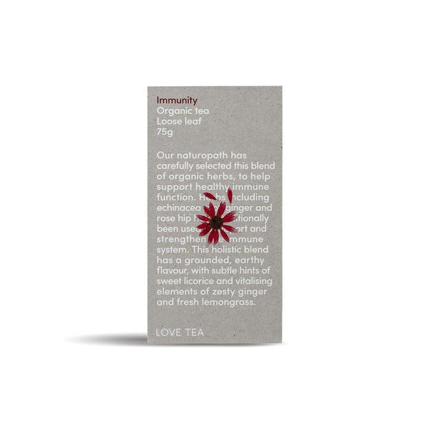 Love Tea Immunity Tea Herbal Teas Oborne Health Supplies 75g 