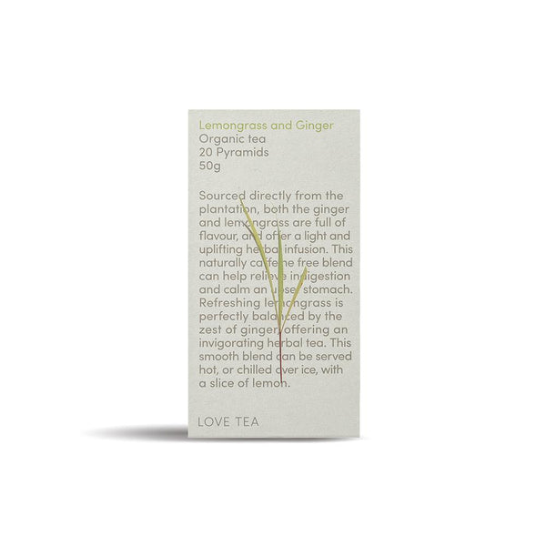 Love Tea Lemongrass & Ginger Beverages Love Tea 50g 1 