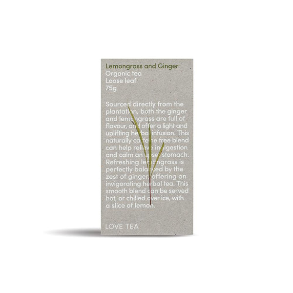 Love Tea Lemongrass & Ginger Beverages Love Tea 75g 1 
