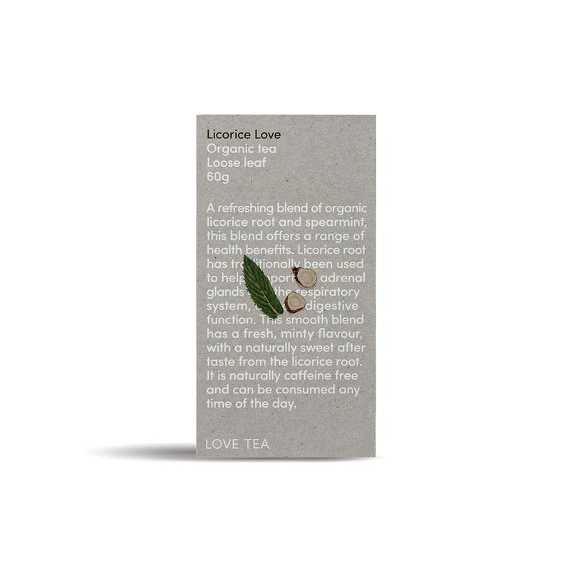 Love Tea Licorice Love Herbal Teas Oborne Health Supplies 60g 