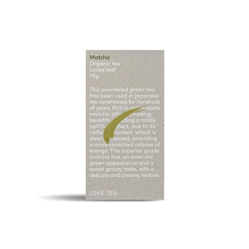 Love Tea Matcha Tea Herbal Teas Oborne Health Supplies 75g 