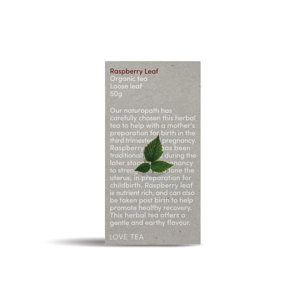 Love Tea Raspberry Leaf Tea Herbal Teas Oborne Health Supplies 50g 