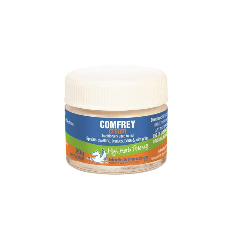 Martin & Pleasance Comfrey Cream Natural Skincare Oborne Health Supplies 20g 
