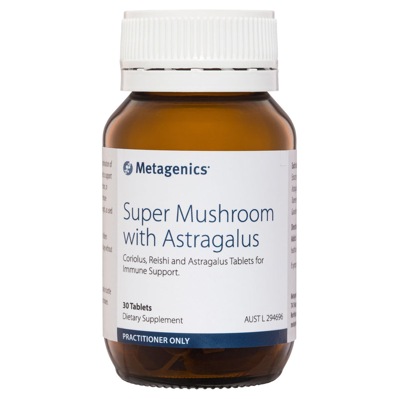Metagenics Super Mushroom with Astragalus Practitioner Dispensary Metagenics (Aust) Pty Ltd 