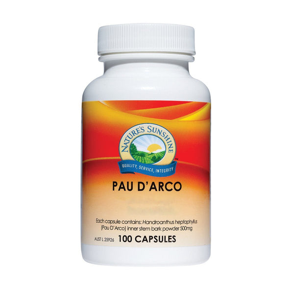 Natures Sunshine Pau DArco Supplement Natures Sunshine 