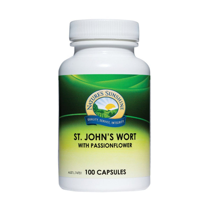Natures Sunshine St Johns Wort with Passionflower Supplement Natures Sunshine 