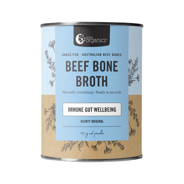NutraOrganics Beef Bone Broth Hearty Original Grocery Oborne Health Supplies 