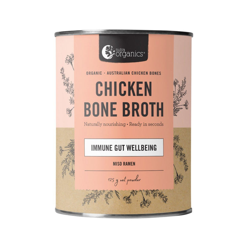 NutraOrganics Chicken Bone Broth- Miso Ramen 125g Grocery Oborne Health Supplies 