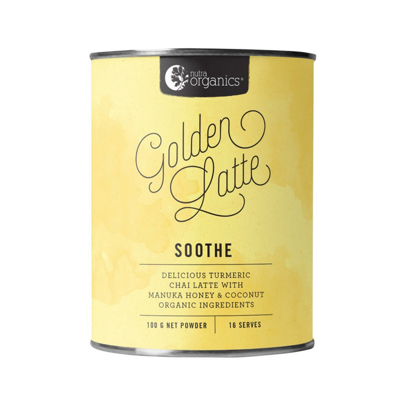 NutraOrganics Golden Latte- Soothe 100g Herbal Teas Oborne Health Supplies 