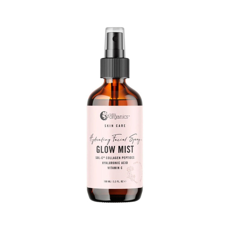 NutraOrganics Hydrating Facial Spray Glow Mist Natural Skincare Oborne Health Supplies 
