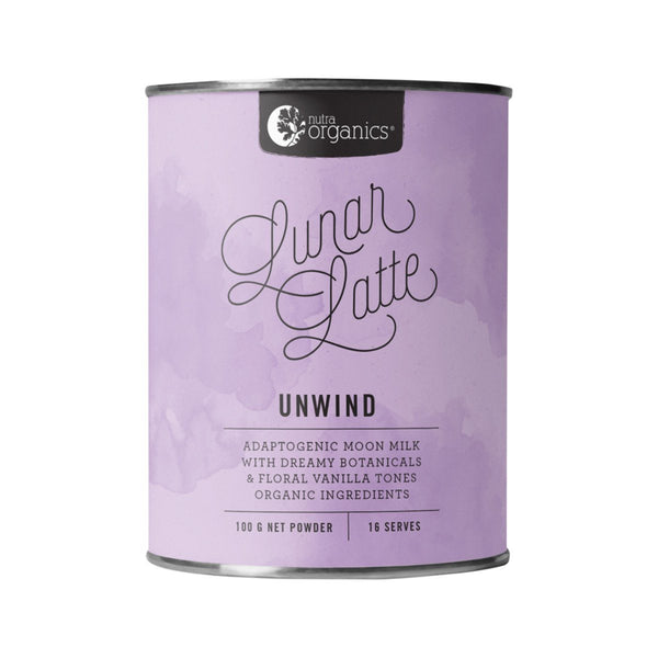 NutraOrganics Lunar Latte- Unwind 100g Herbal Teas Oborne Health Supplies 