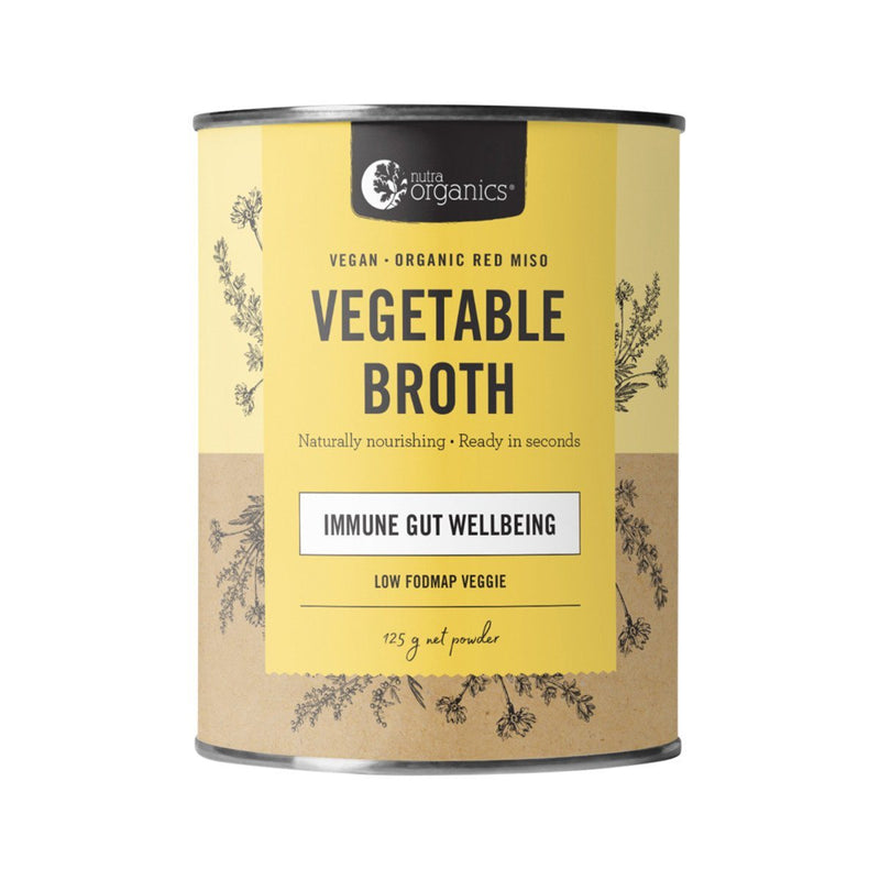 NutraOrganics Vegetable Low Fodmap Broth 125g Grocery Oborne Health Supplies 