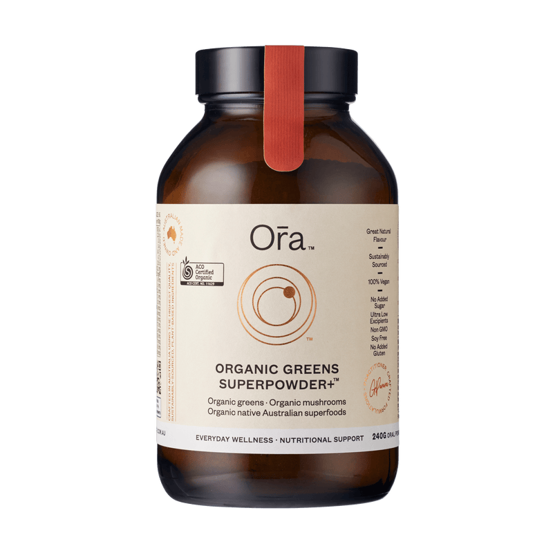 Ora Organic Greens Superpowder+ 240g Supplement Oborne Health Supplies 