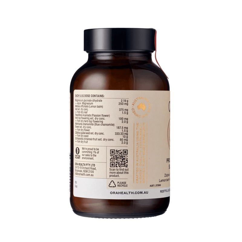 Ora Profound Sleep Powder 165g Supplement Oborne Health Supplies 