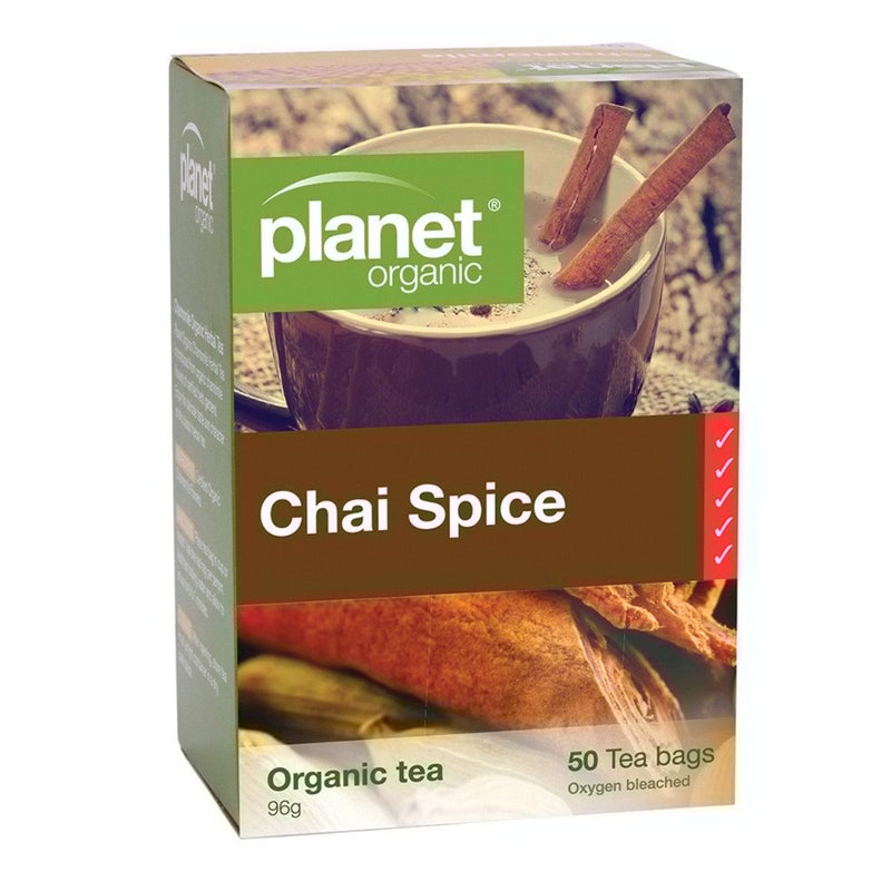 Planet Organic Chai Spice Tea x 25 Tea Bags Beverages Planet Organic 