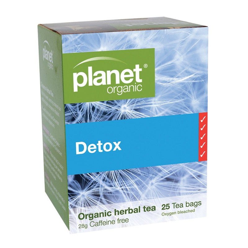 Planet Organic Detox Tea Herbal Teas Oborne Health Supplies 