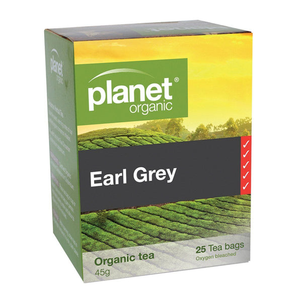 Planet Organic Earl Grey Tea Herbal Teas Oborne Health Supplies 